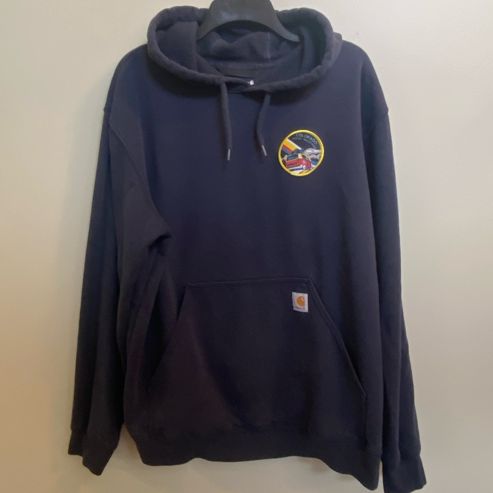Rare Barstool Sports Carhartt Colorado University Broncos Hoodie Flag Sweatshirt